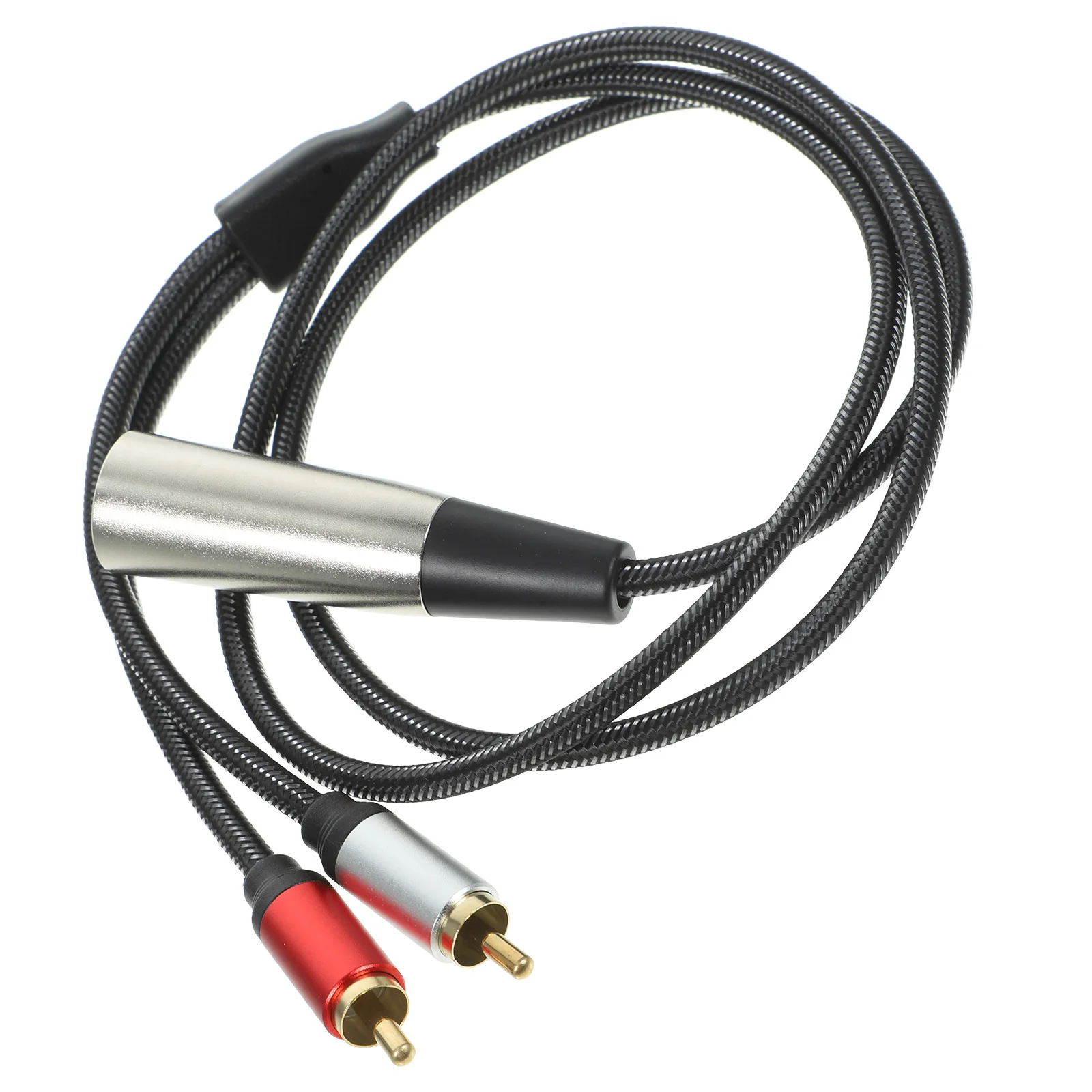 

XLR to RCA Audio Cable 3 Pin Microphone Wire Tinned Copper Strong Anti- Transmission Adapter Sound for Car