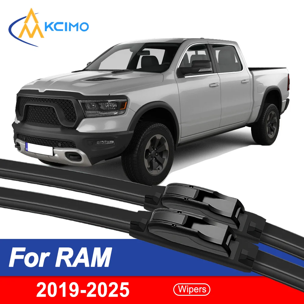 

Reliable Clarity Every Time 2 Front Wiper Blades for RAM 1500 DT 2019-2025 All-Season Use Durable Safe Driving Essential