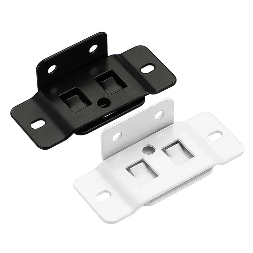 

2pcs Fixed Fastener 2-in-1 Insert Furniture Laminate L-shaped 90 Degree White Connector Support Hardware Shelf Brackets
