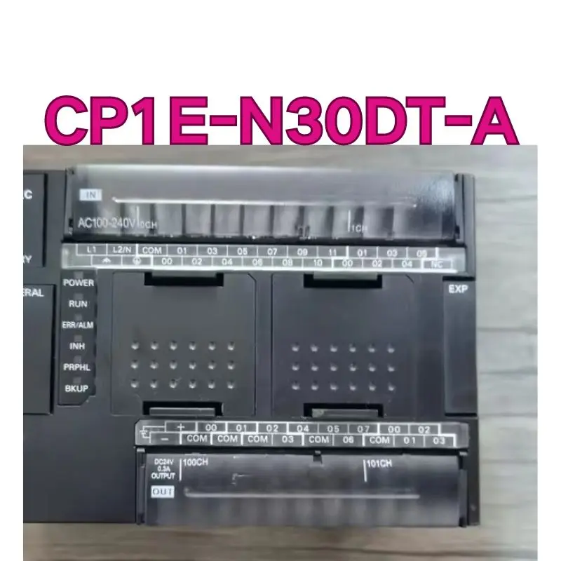 The second-hand CP1E-N30DT-A PLC controller tested OK and its function is intact