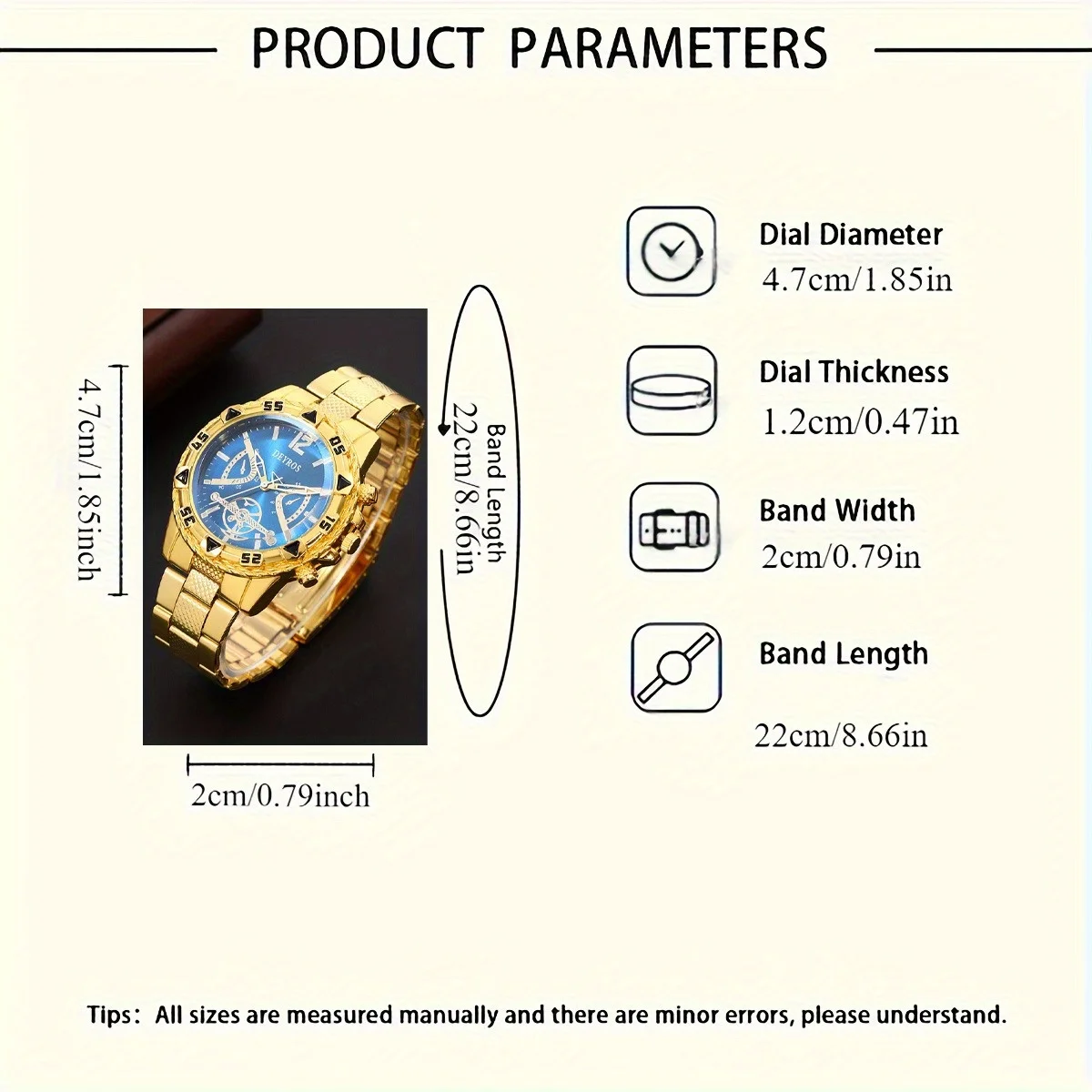 4pcs/set Couple Watches， Classic Stainless Steel Bracelet Quartz Movement Watch for Men ，Best Gift for Men University Supplies