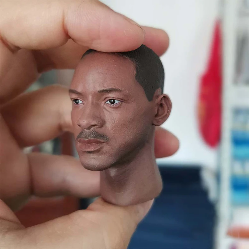 1/6 ウィル・スミスヘッドスカルプト PVC 男性ヘッド彫刻フィット 12