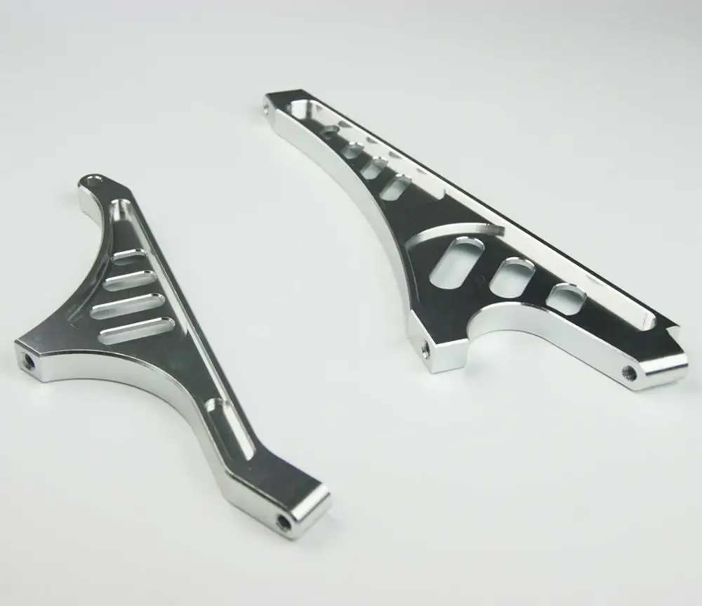 Rovan LT CNC Alloy Front Rear Chassis Brace LOSI 5IVE T Kingmotor X2 1/5