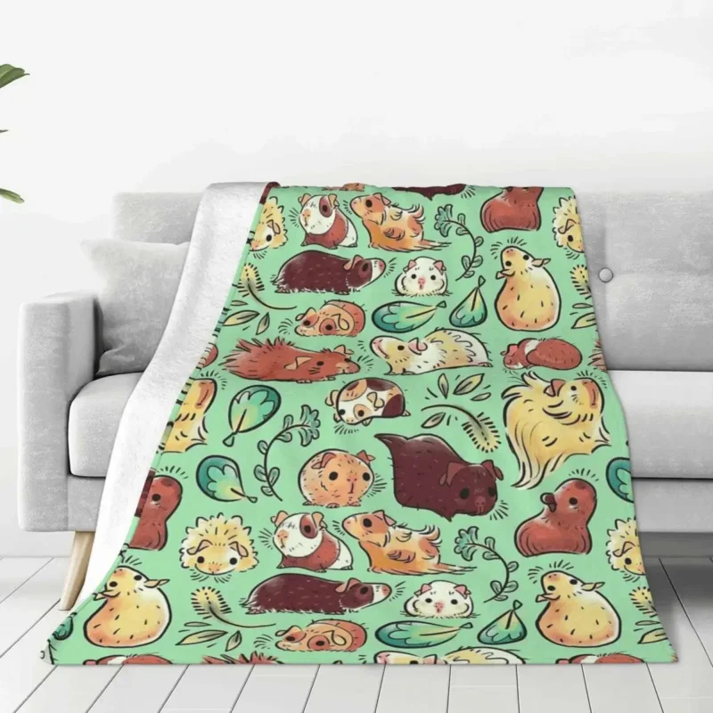 

Funny capybara blanket velvet decoration animal multi-function lightweight thin throw blankets for sofa outdoor plush thin quilt