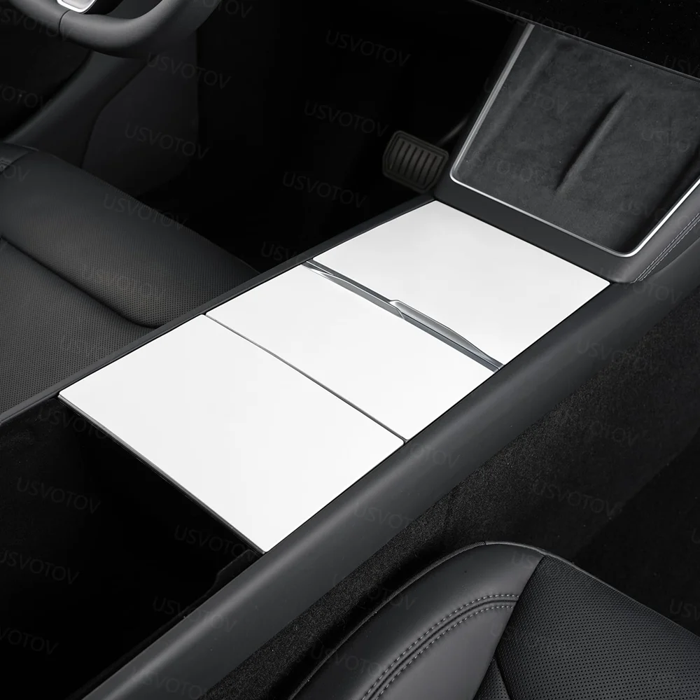 For 2025 2026 Tesla Model 3 Y YL Center Console Wrap  Central Control Panel Cover Protector Accessories Electrostatic Adsorption image 6
