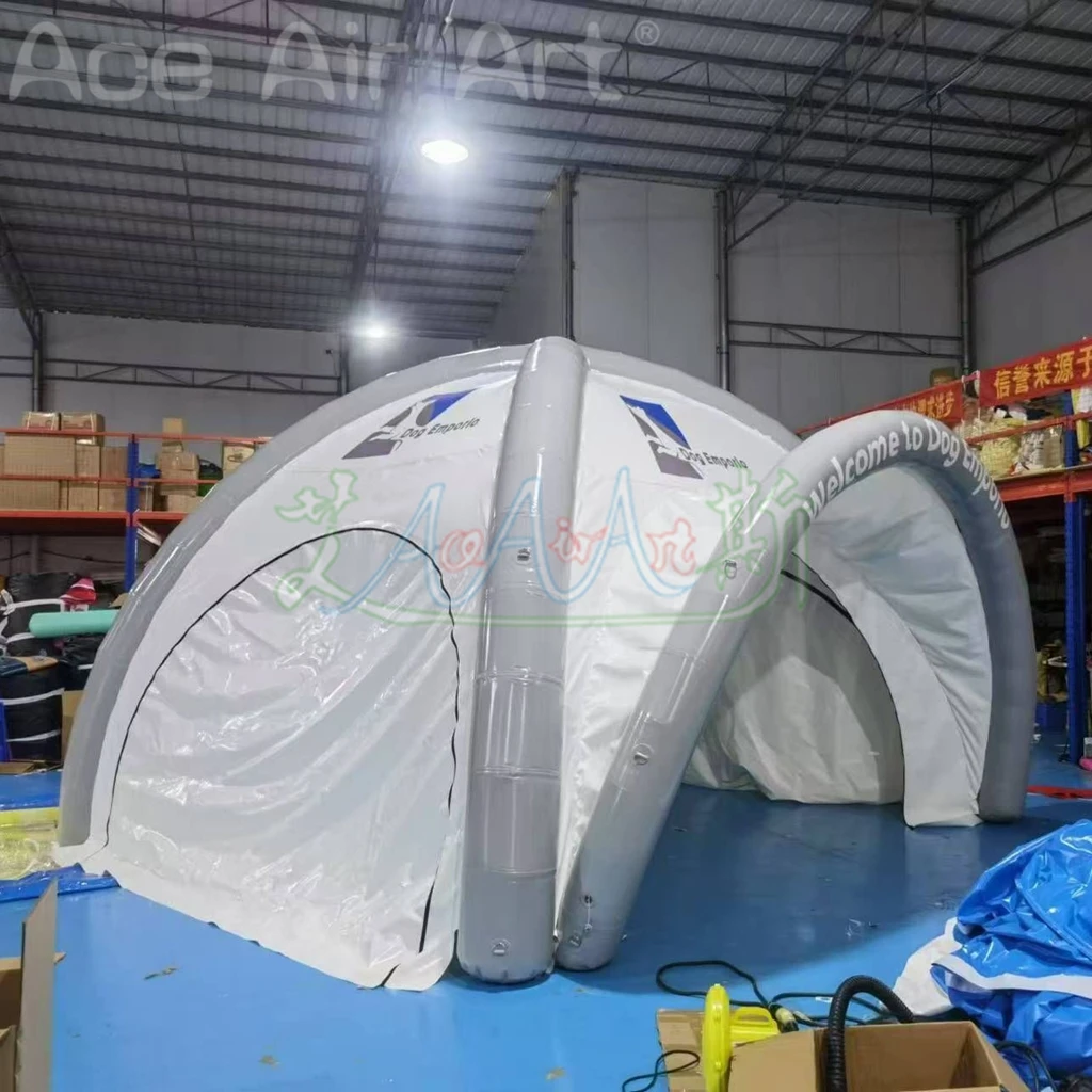 5mLx4mW Pvc Waterproof Inflatable Spider Tent with Custom Logo for Outdoor Advertising