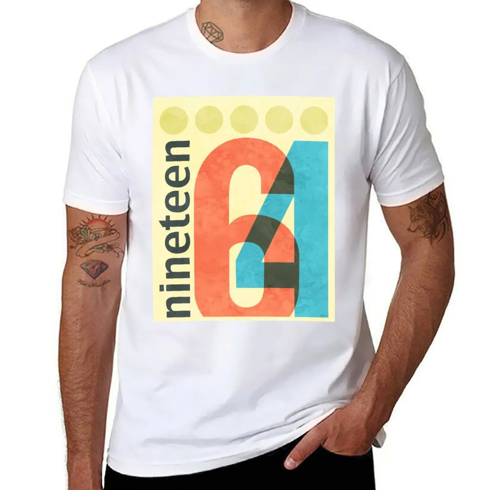 

Футболка Nineteen 64, мужские футболки, хлопковая черная хлопковая футболка, однотонная мужская футболка в упаковке