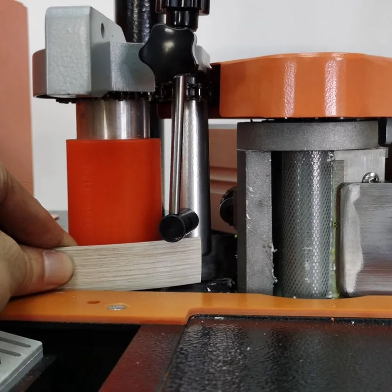 Integrated automatic edge banding machine, home improvement custom woodworking machinery edge banding machine