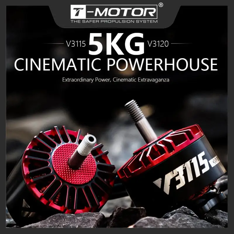 

T-MOTOR HOBBY Velox V3115 3-12S KV400/640/900/1050 Brushless Motor FPV Racing Drone Motor For cinematic flights Drone DIY PART