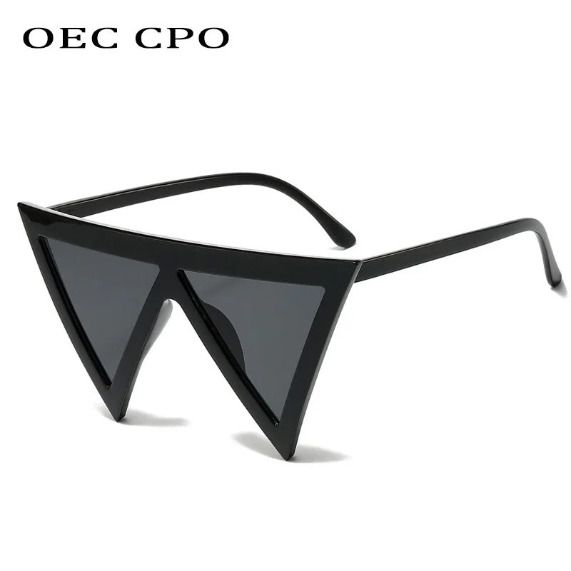 Sunglasses Women Triangle Shaped Personality Eyewear Retro Big Frame Sun Glasses Female Outdoor Eyeglass Shades Oculos De Sol