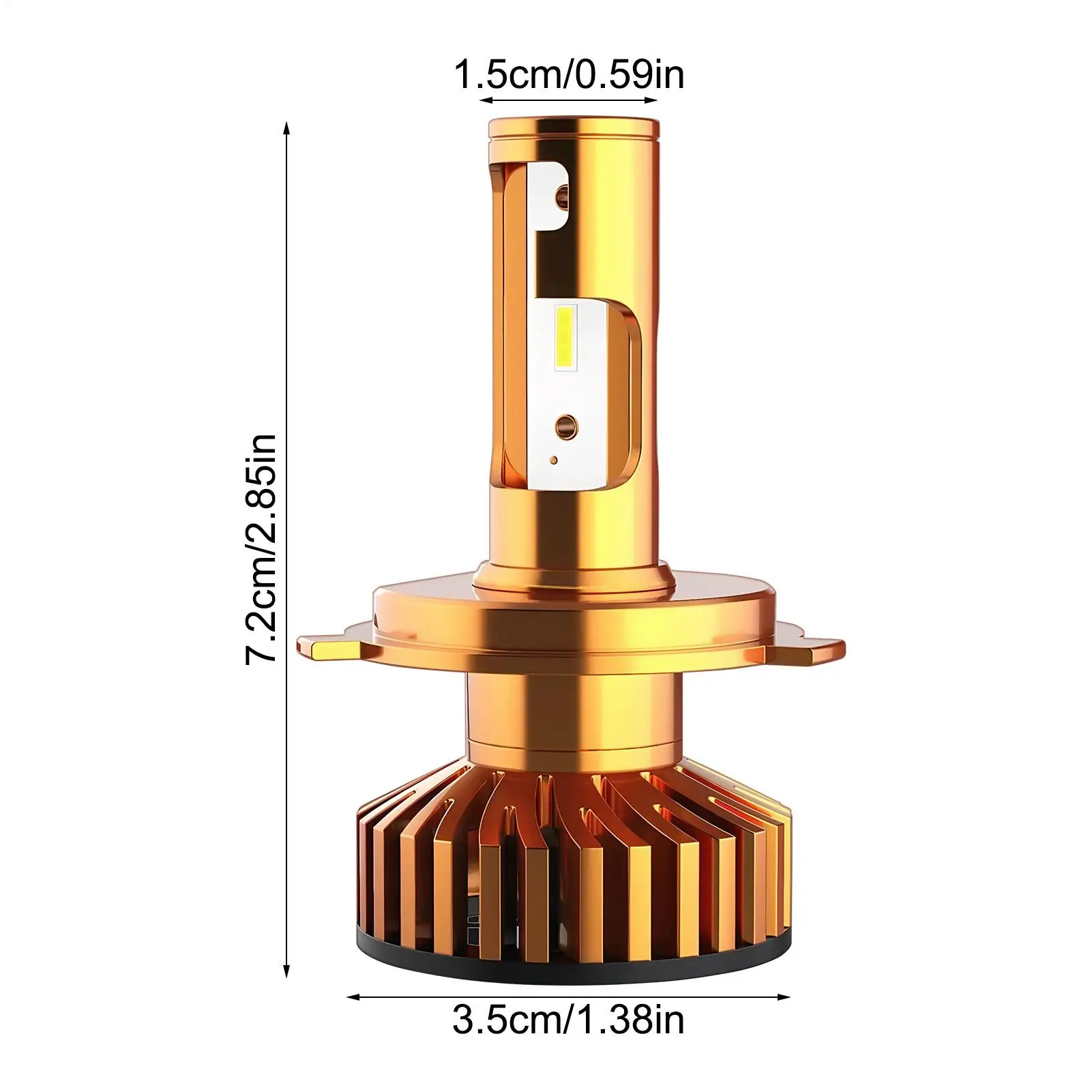 المصابيح الأمامية للسيارة مشرق H4 المصابيح الأمامية كشافات السيارات لعشاق تعديل السيارات والمركبات