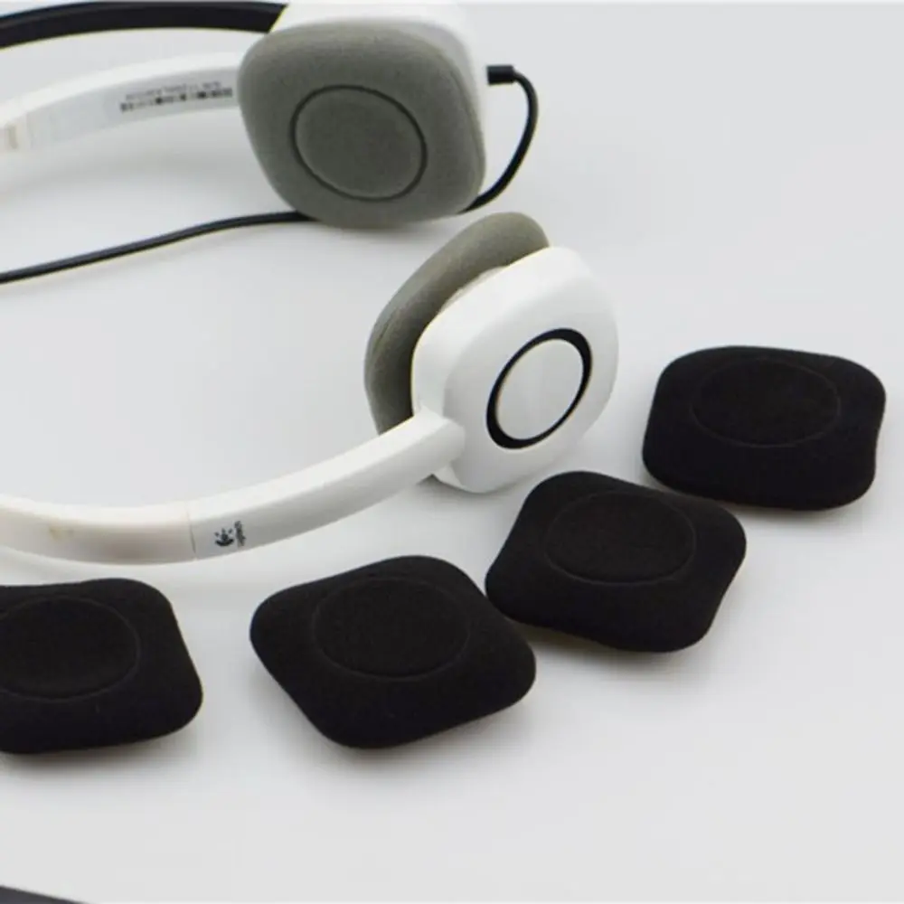 1 pair Soft Foam Ear Pads Replaceable Portable Cushion Cover Headset Accessories Ear Cover for Logitech H150 H130 H250 H151