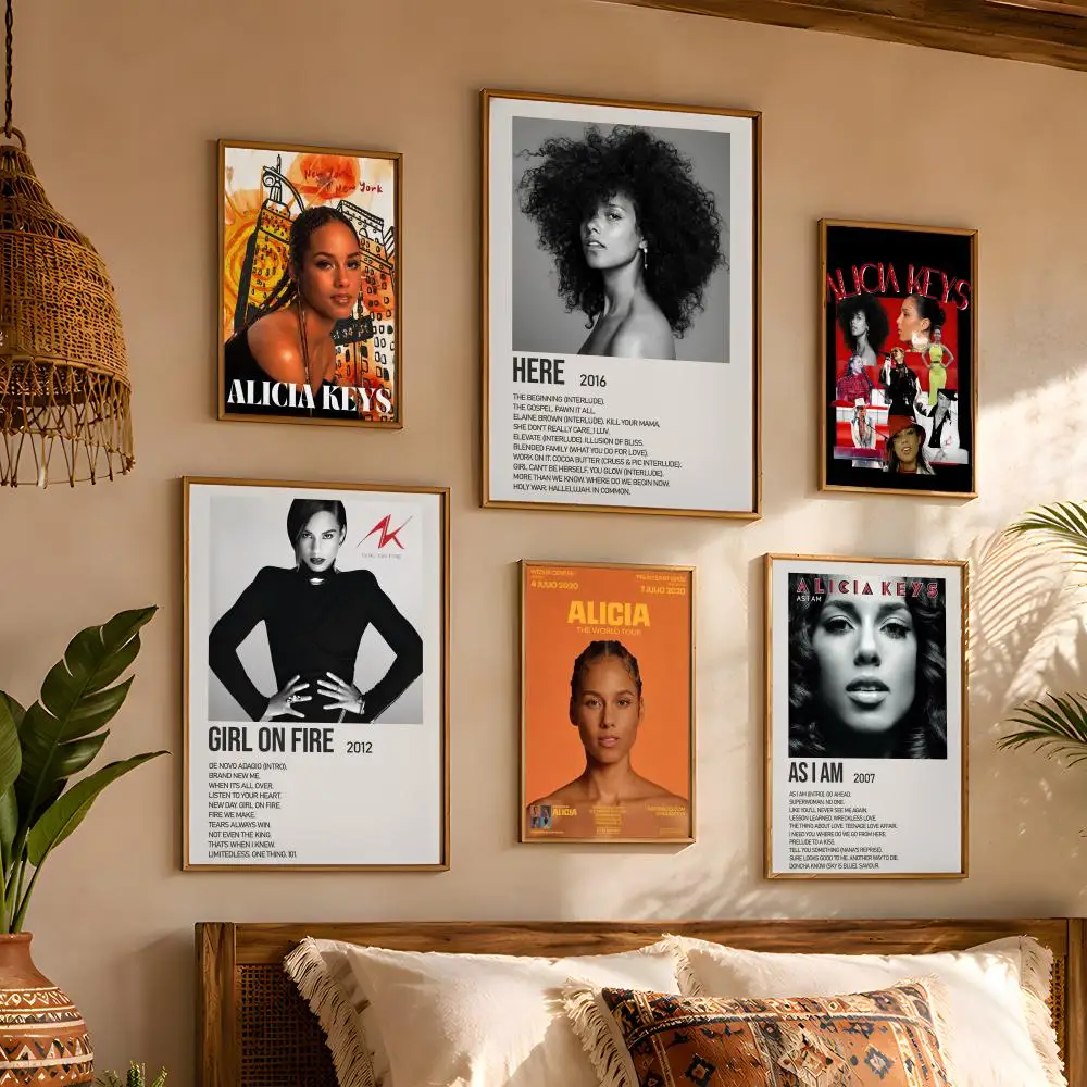 Alicia Keys Room Aesthetic Picture Budget Friendly Prints Aesthetic Wall Decals Poster