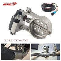 Sistema de tubo de escape para motocicleta, válvula de acero inoxidable insonorizada para locomotora, Control de botón de interruptor electrónico 51/60/63/70/76mm