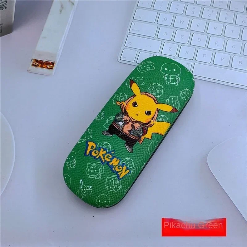 Pokemon Pikachu custodia per occhiali Cartoon Anime Cute Children studenti miopia Frame occhiali accessori custodia protettiva custodia di moda