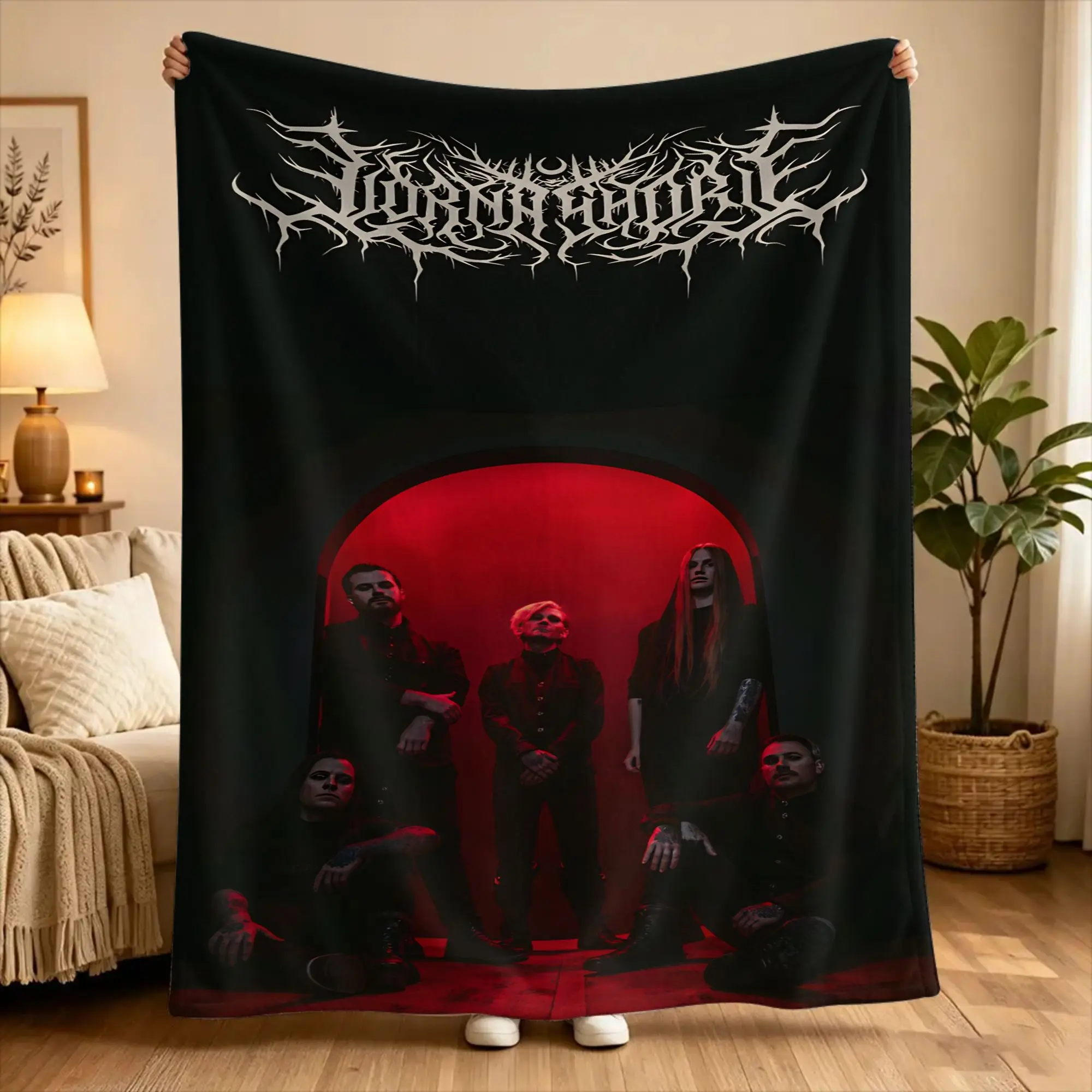 L-Lorna Shore Blanket Quality Soft Warm  Throw Blanket Winter Kids Outdoor Funny Bedspread