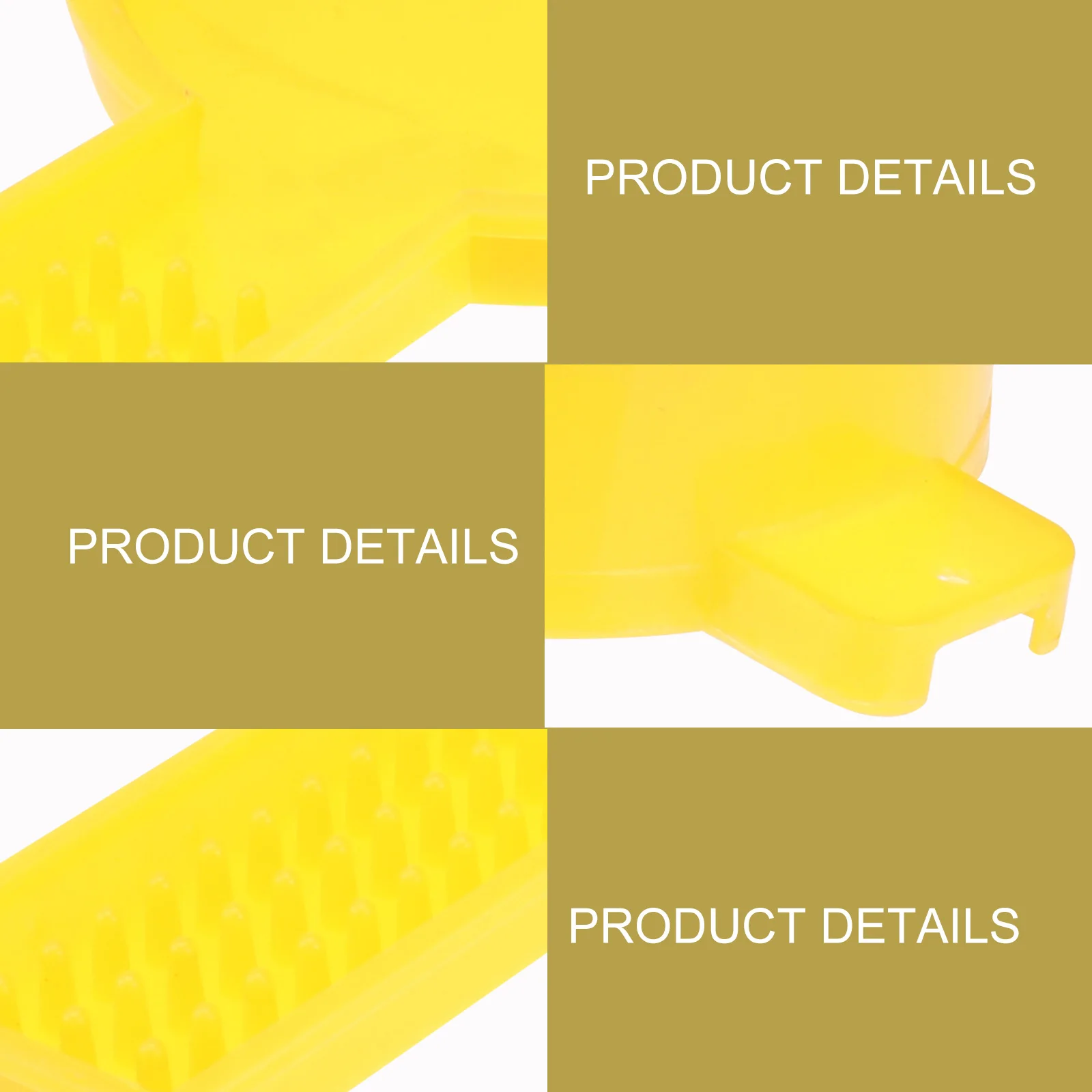 

2Pcs Beehive Water Feeders Lightweight Plastic Bee Drinking Feeder Entrance Feeder Easy to Clean Beekeeping Supply