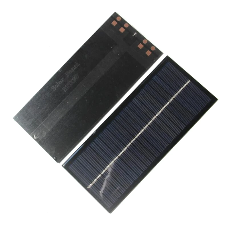 BUHESHUI 2.5W 12V Polykristallijne Zonnepaneel Zonne-energie Voor 9V-12V Batterij Systeem Licht 213*92MM