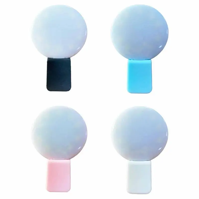 Selfie Ring Light For Phone USB Rechargeable Selfie Fill Light Portable Mini Ring Light Multipurpose Portable Phone Selfie Light