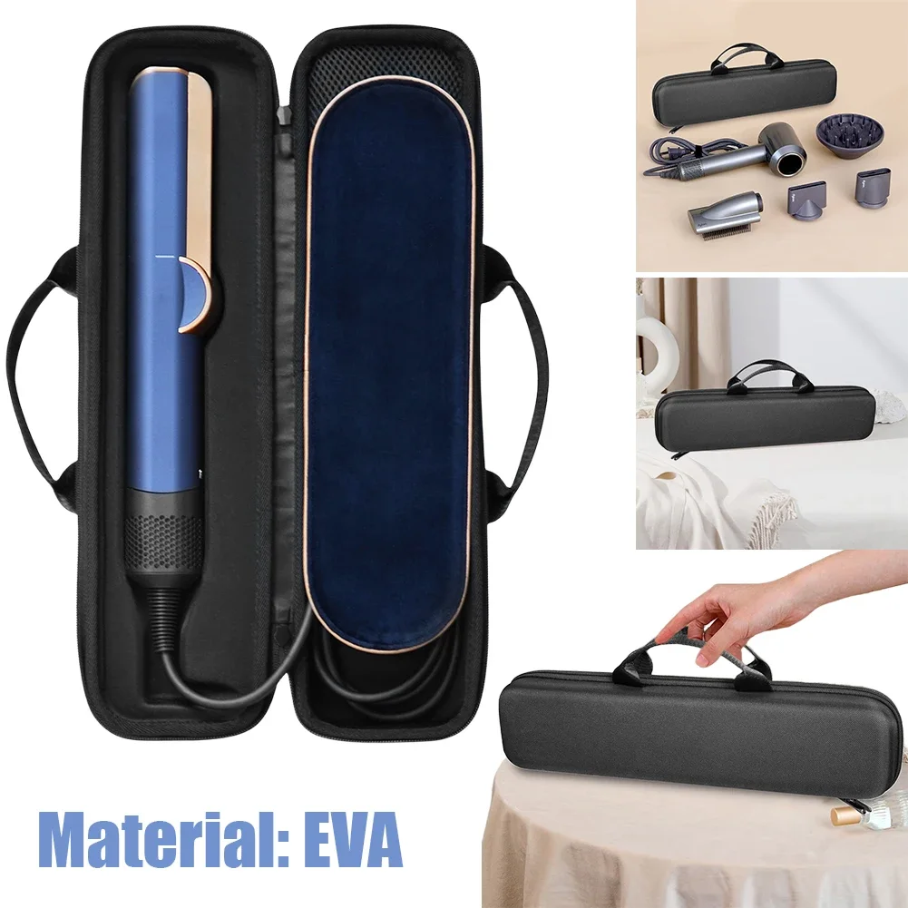 Protective Storage Case EVA Lightweight Storage Bag Shockproof Styling Tool Carrying Case for Airstrait HT01 Straightener