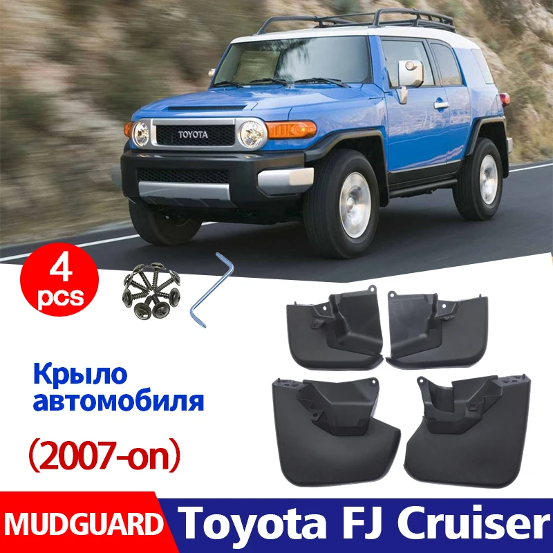 

FOR Toyota FJ Cruiser 2007-2023 Mudguard Fender Mud Flap Guards Splash Mudflaps Car Accessories Auto Styline Front Rear 4pcs