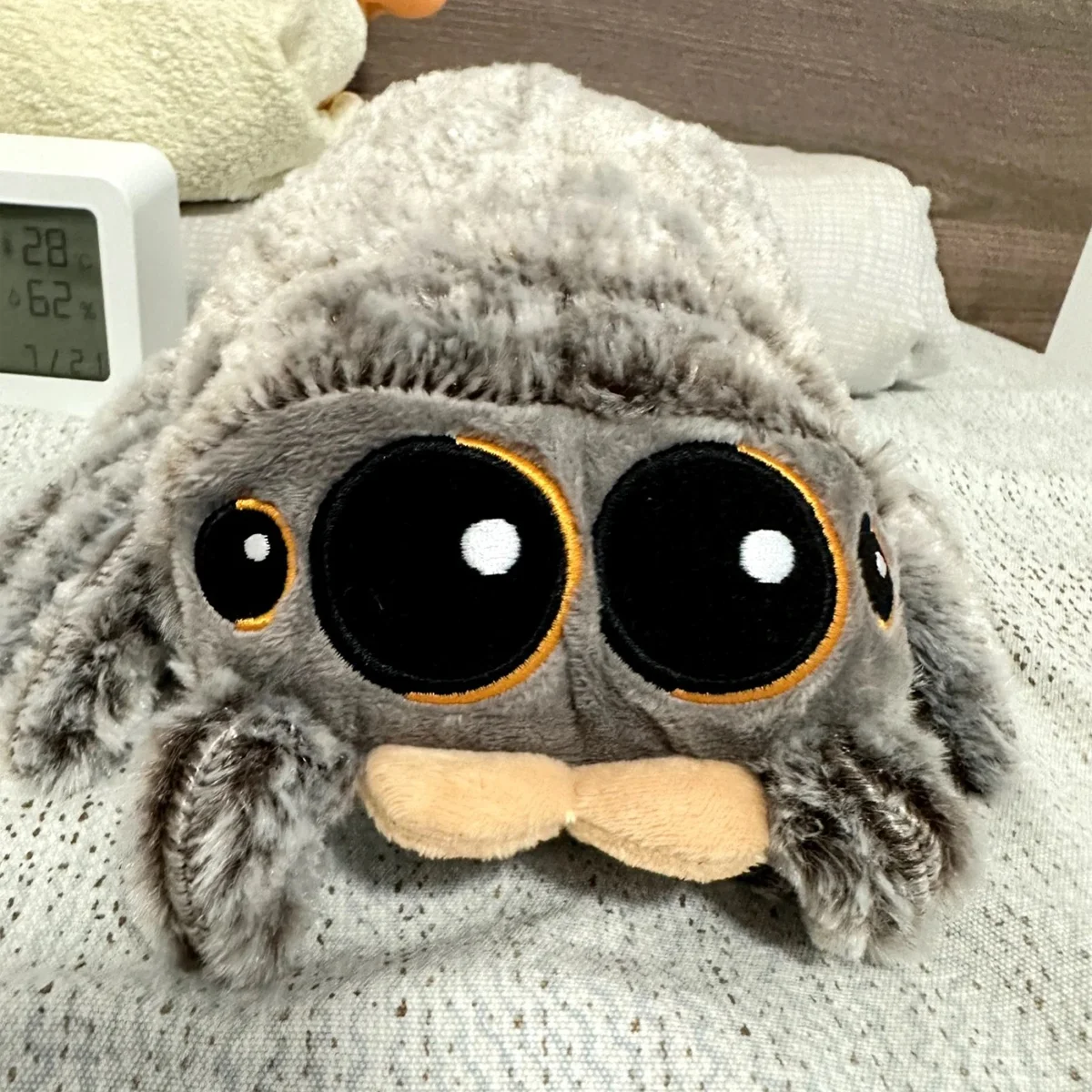 Brinquedos de Pelúcia Macios de Desenho Animado: Aranha Fofa e Mosca Pequena, Bonecos Periféricos de Filmes de Animais, Presente de Aniversário e Natal