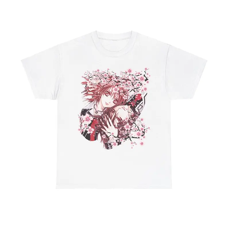 Zero Kiryu Vampire Knight Aesthetic Anime Manga Otaku Vaporwave Unisex Heavy Cotton Tee