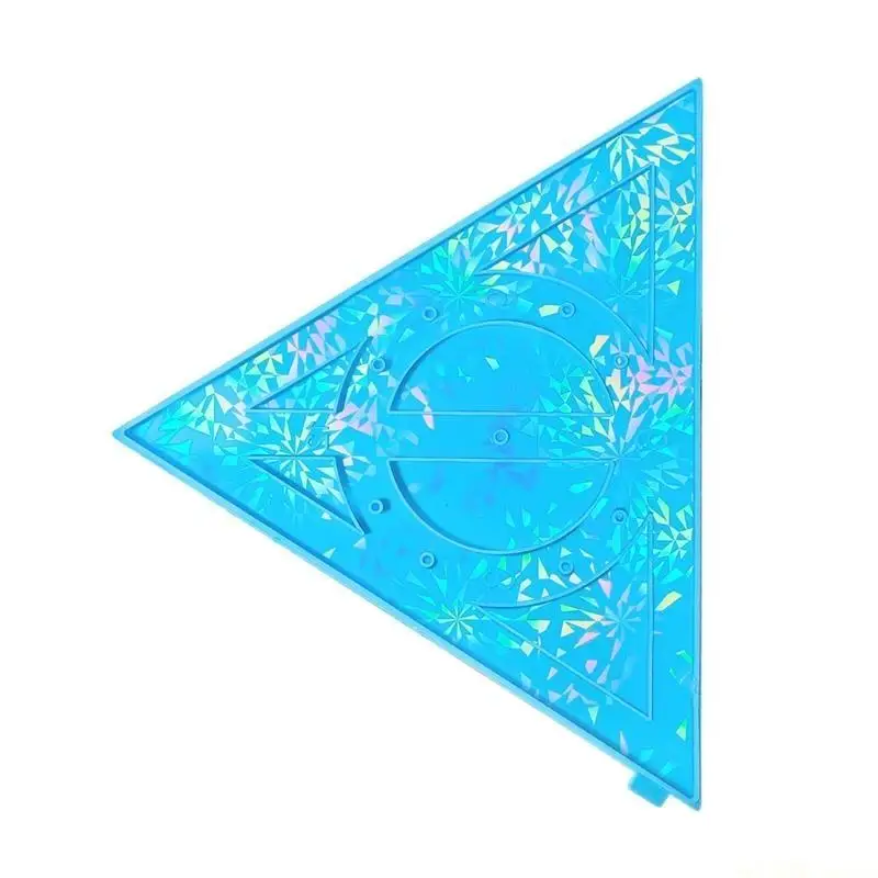 

D46E Triangular Clock Mold DIY Epoxy Resin DIY Crafts Holographics Mold Jewelry Mould