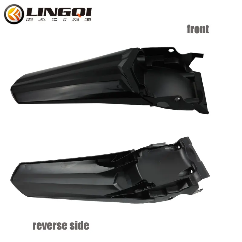 LING QI Motorcycle Plastic Parts CRF 125 Rear Fender Tail Mudguard Wheel Mud Guard For  CRF125 CRF125FB 150CC Dirt Bike