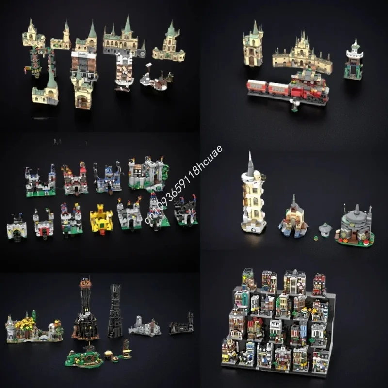 

44817 шт. MOC, полный мини-дизайн, комплект, июнь, модель, строительные блоки, строительная игрушка, креативная идея, образование, Рождественский подарок, кирпич