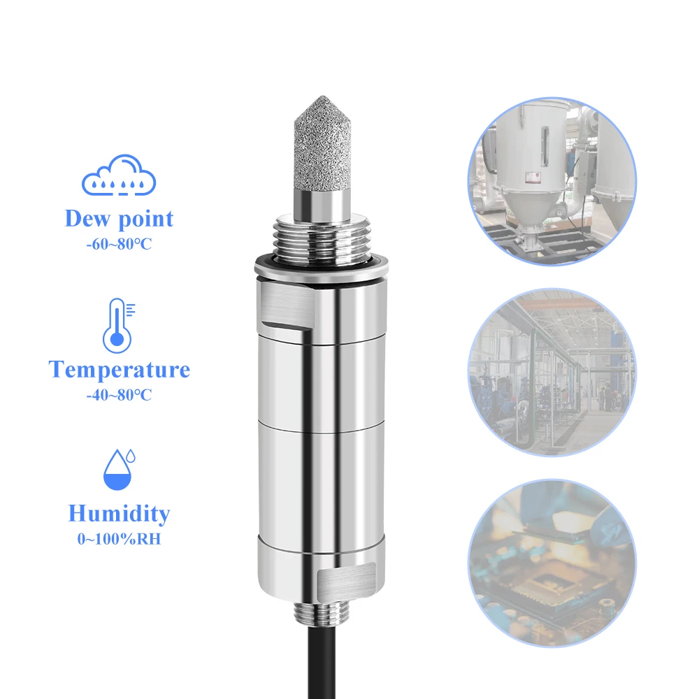 HG602 Industrial 0 10V rs485 Dew Point meter Transmitter for Additives production