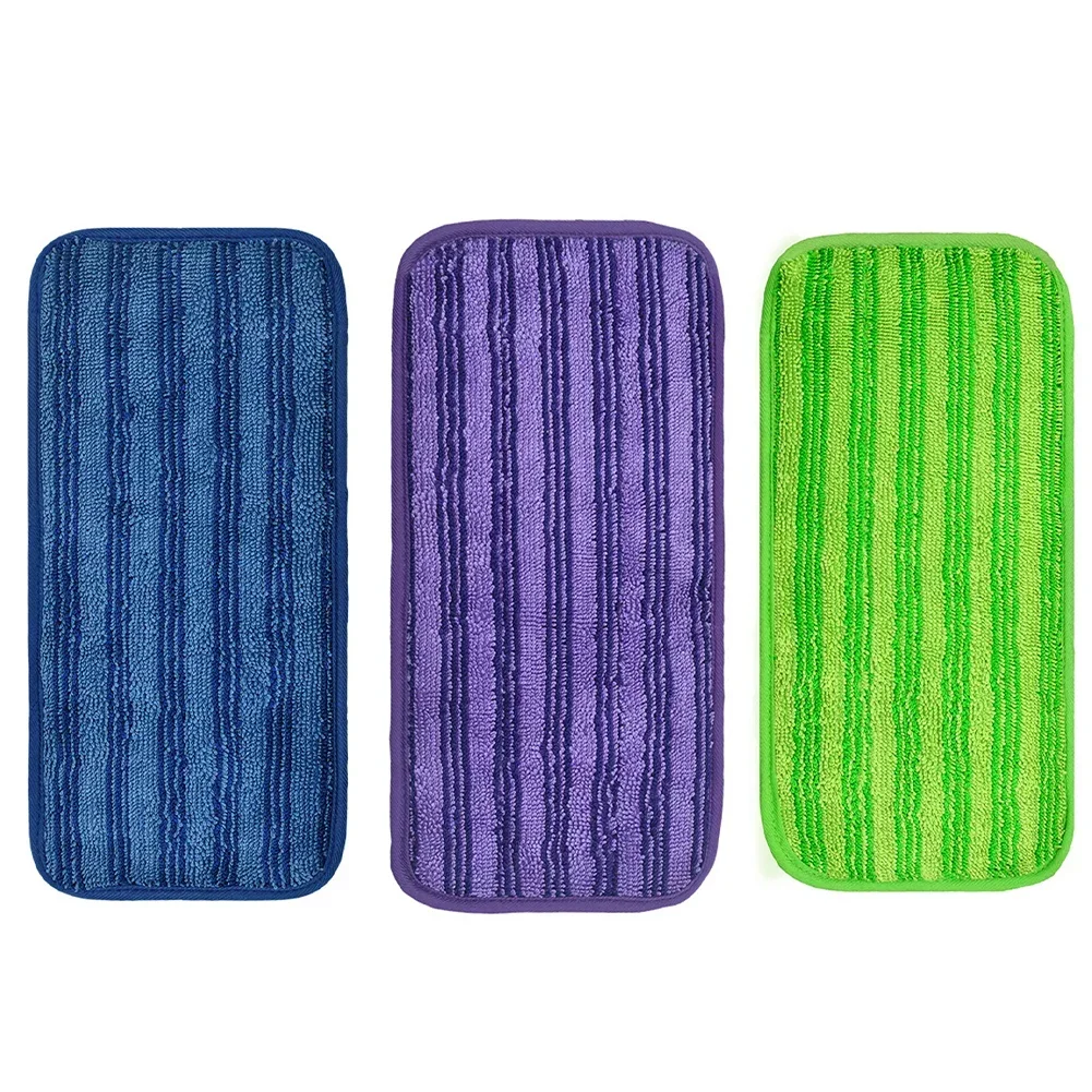 3/6 Pcs Household Cleaning Mop Pads Reusable Pads For Sweeper Mops 12 Inch Floor Cleaning Mop Head Pads