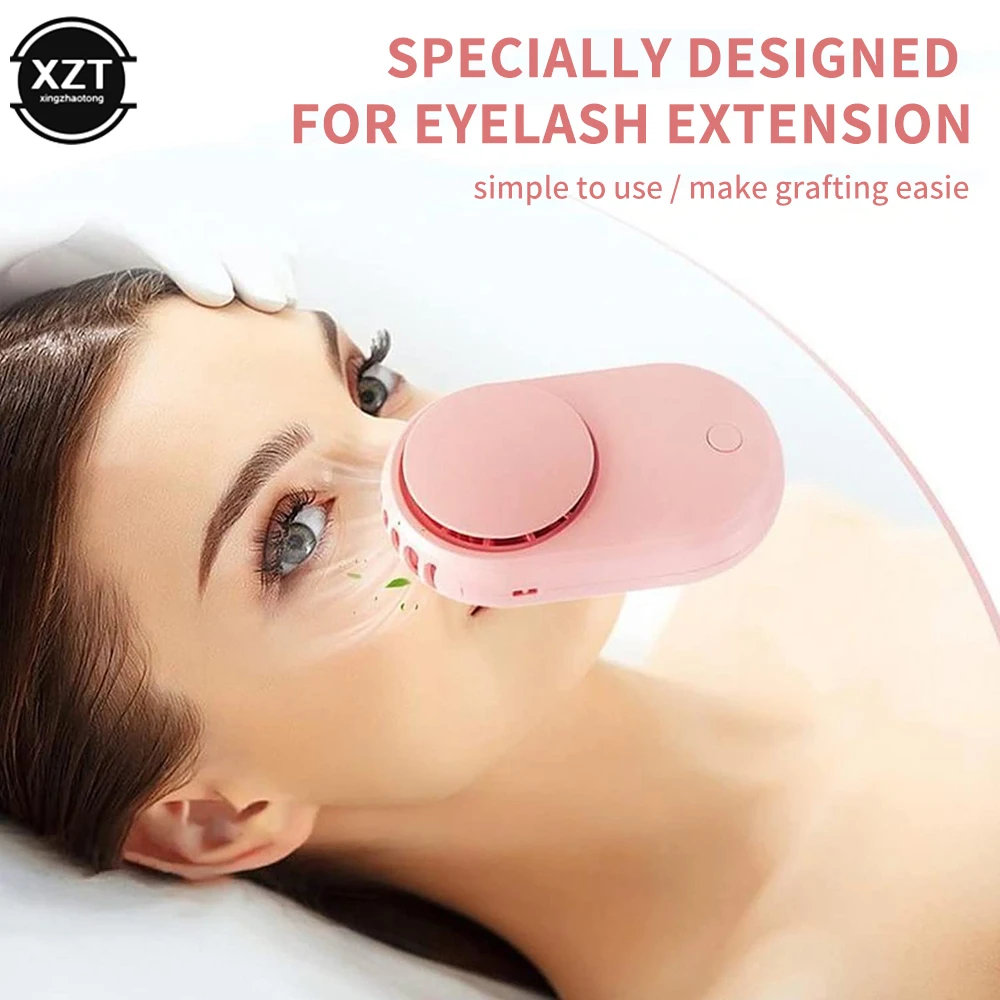 USB Eyelash Blower Mini Fan Blower Eyelash Small Fan Portable Makeup Tools Eyelash Glue Blower Dryer