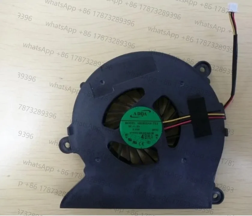 SSEA Novo Ventilador CPU Para Clevo M760 S410 Laptop Cooler Pad AB0805HX-TE3 CPU Cooler Ventilador