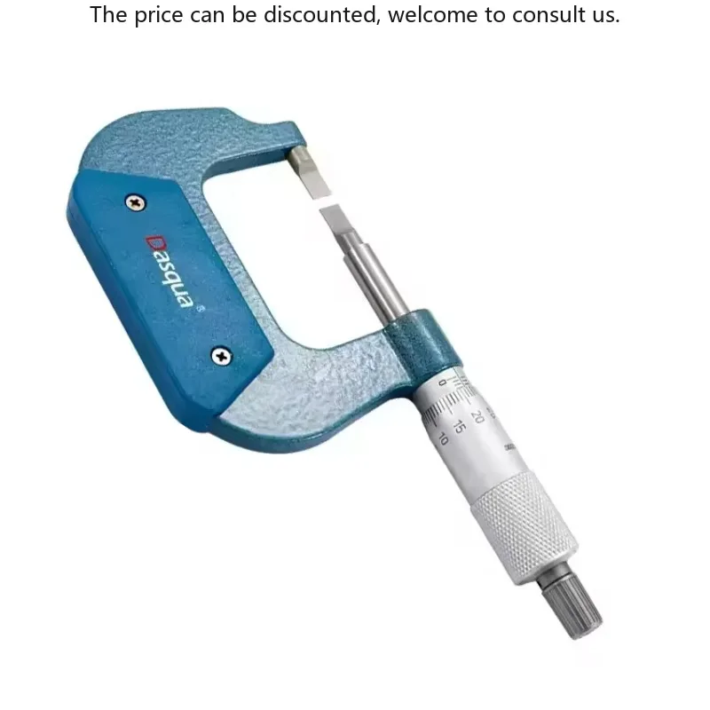 

Dasqua 25mm Stainless Steel Blade Micrometer For Saw Blade With Ratchet Stop