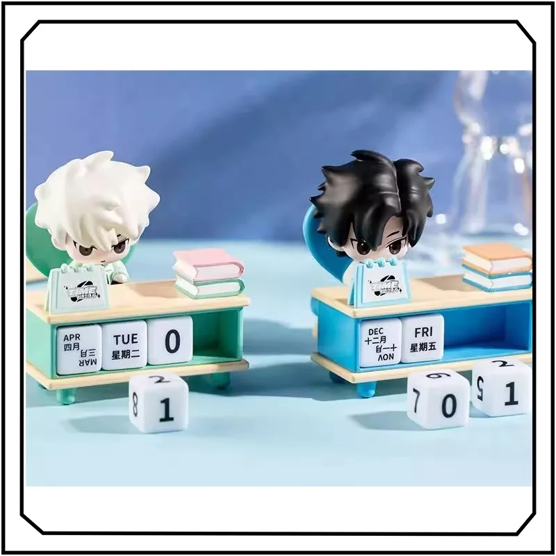 Figura de acción Link Click Charles Lucas, modelo de figura de acción de Anime, juguetes, calendario de escritorio original de dibujos animados, adorno de escritorio