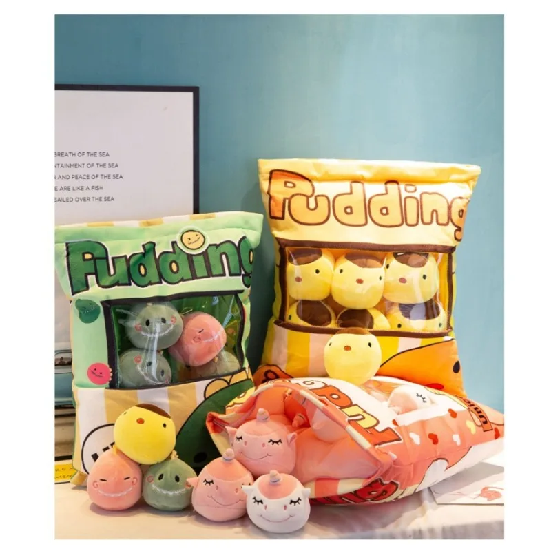 

Детские плюшевые мини-животные, шарики, кукла, плюшевая сумка, пудинг, игрушки, Сакура, кролик, свинья, пингвин, фрукты, клубника, сумка для конфет, подушка для сна