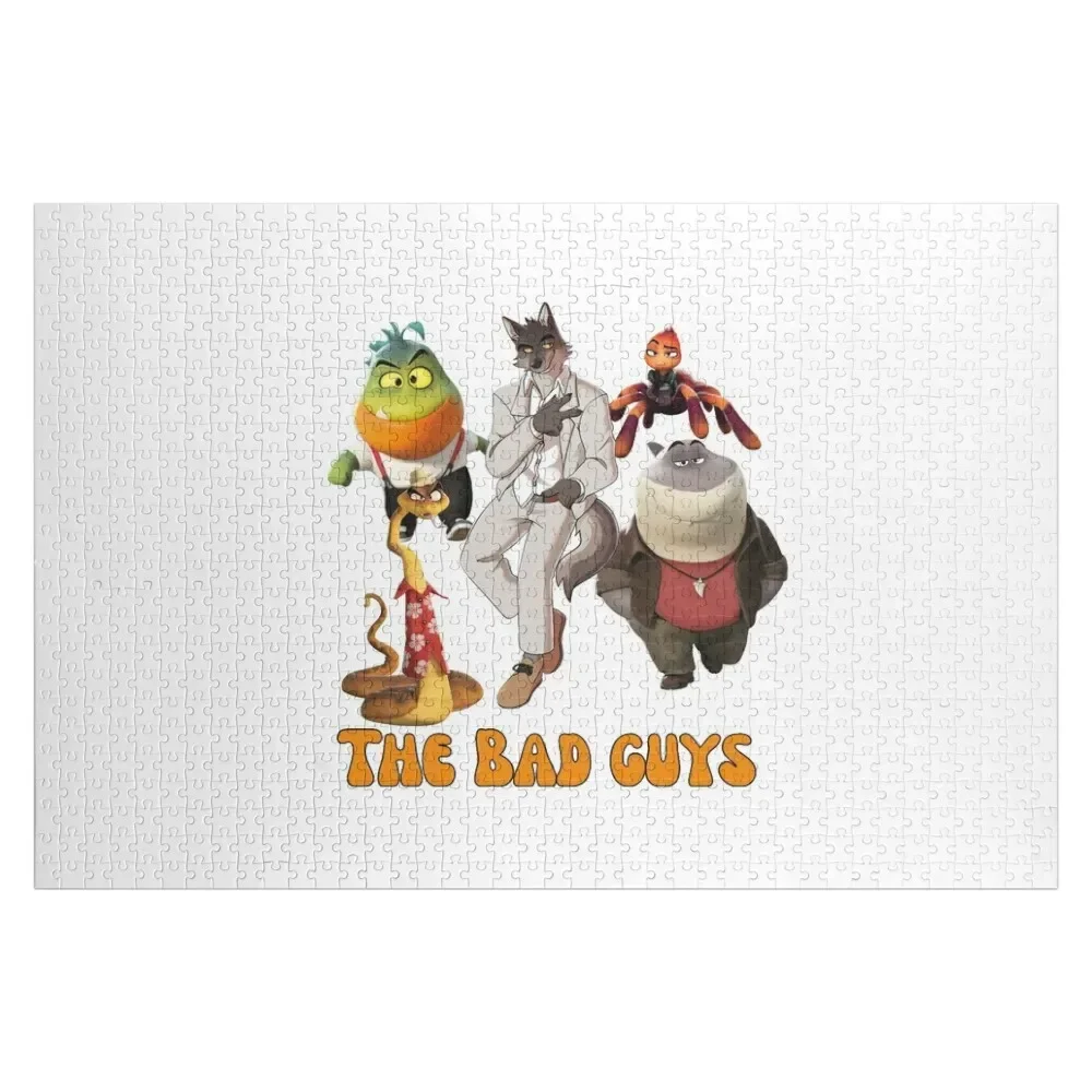 

The bad guys Jigsaw Puzzle Wood Name Diorama Accessories Personalized Toy Puzzle