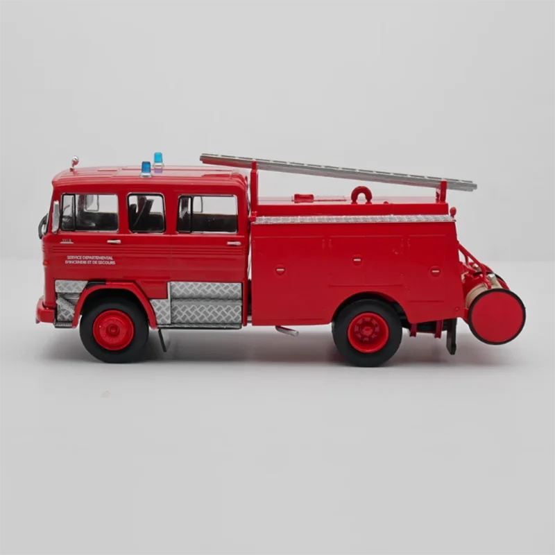 Diecast escala 1:43 ioo benz 113 motor de bombeiros liga veículo modelo acabado simulação coleção decoração presente brinquedos exibição