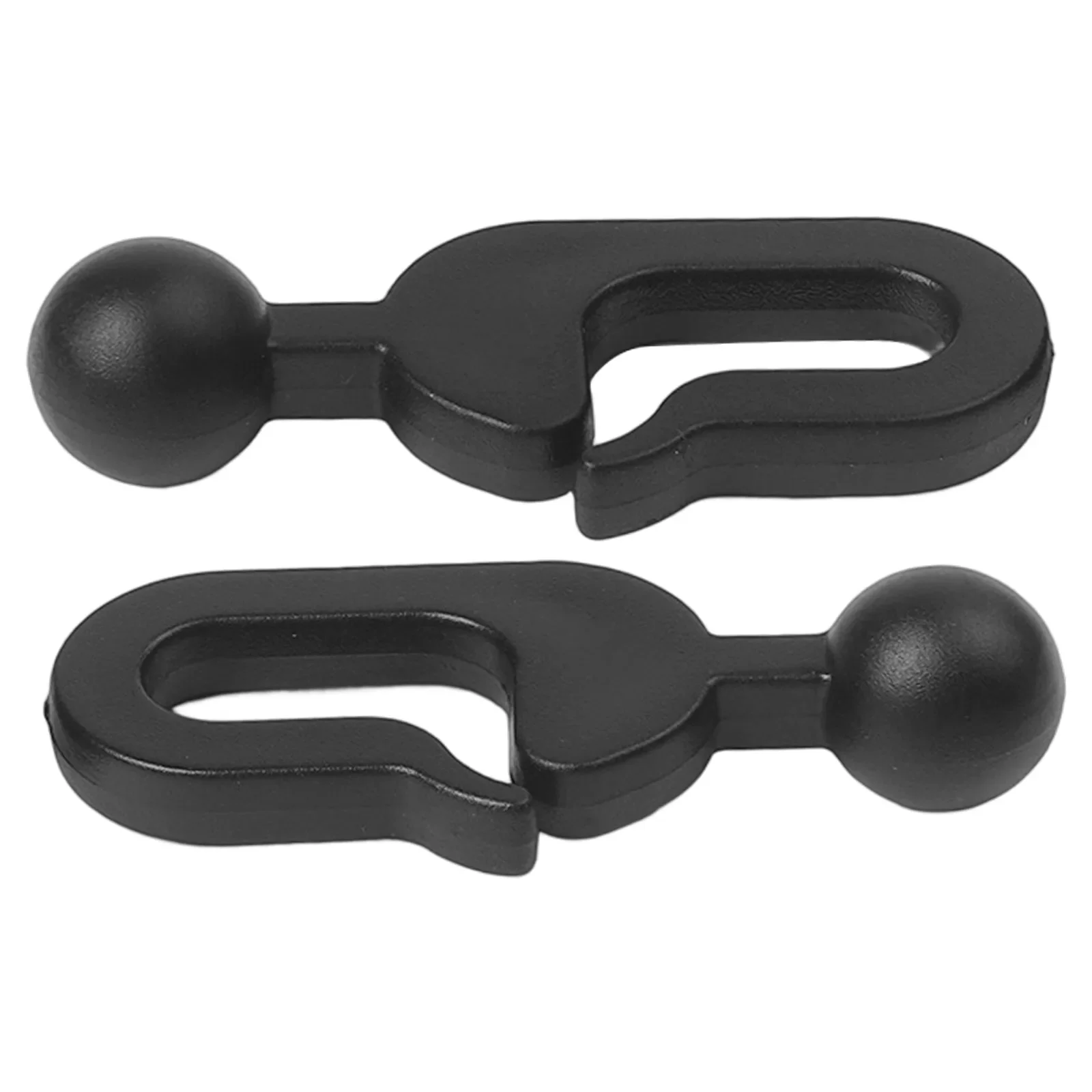 Set of 50 Plastic Hooks for Gazebo and Awning Curtain Tracks Invisible Design Suitable for Outdoor Applications