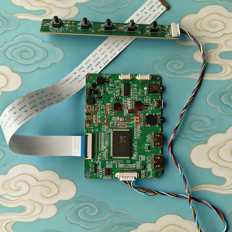 

Плата контроллера, совместимая с B116HAN03 LQ116M1JX07 LQ116M1JX06 B116HAN05, 30-контактный EDP, 1920*1080, 2 Mini-HDMI, матрица для ноутбука 1920x1080, комплект для самостоятельной сборки