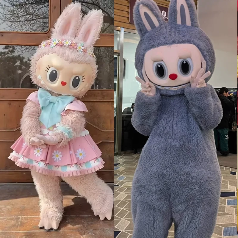 

Labubu Cartoon Anime Adult Cosplay Costume Walking Street Stage Performance Party Props Anime Cos Doll Clothes