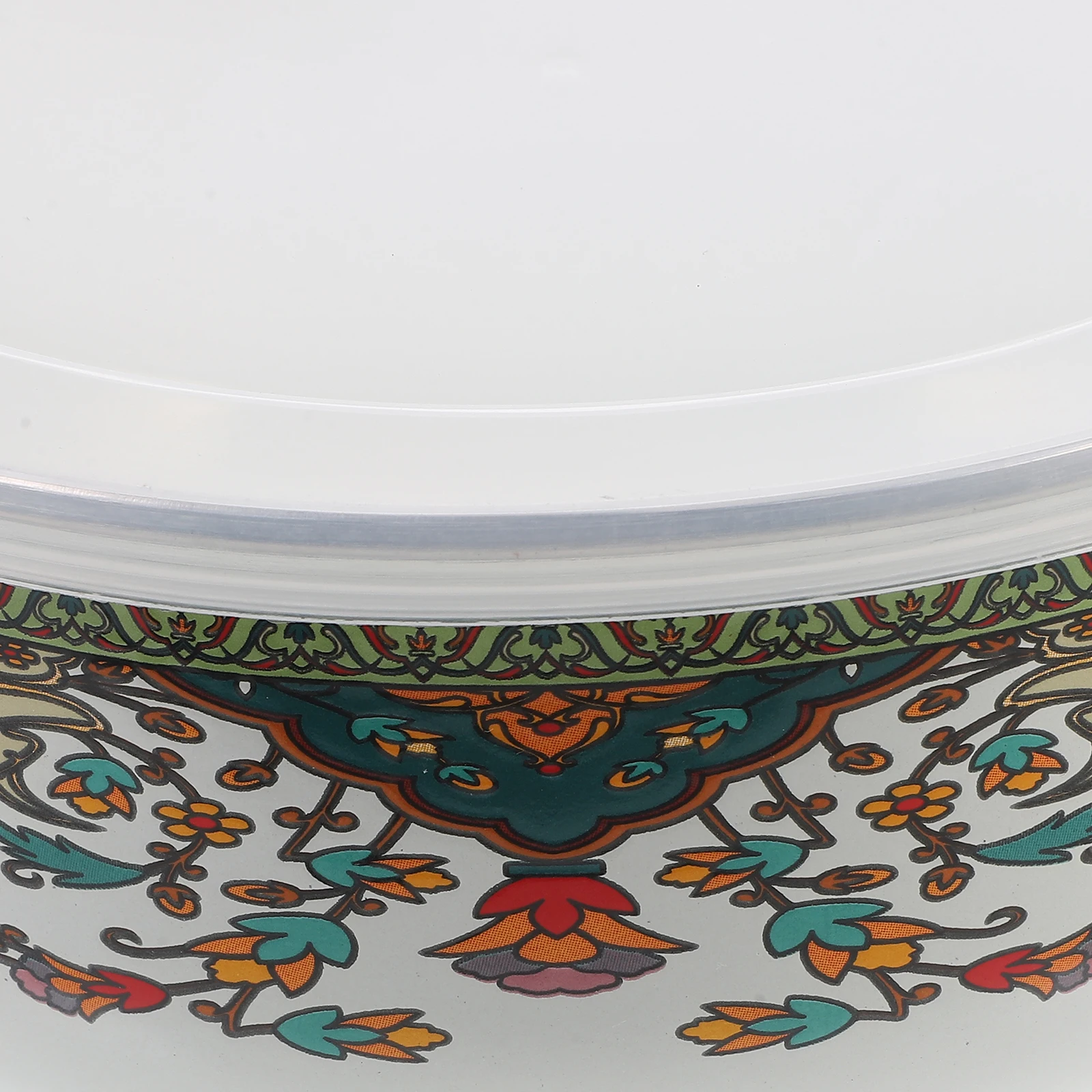 

5 Pcs Ice Bowl Soup Set Vintage Decor Bowls of Enamel Cooking Mixing Chinese Baby with Lid