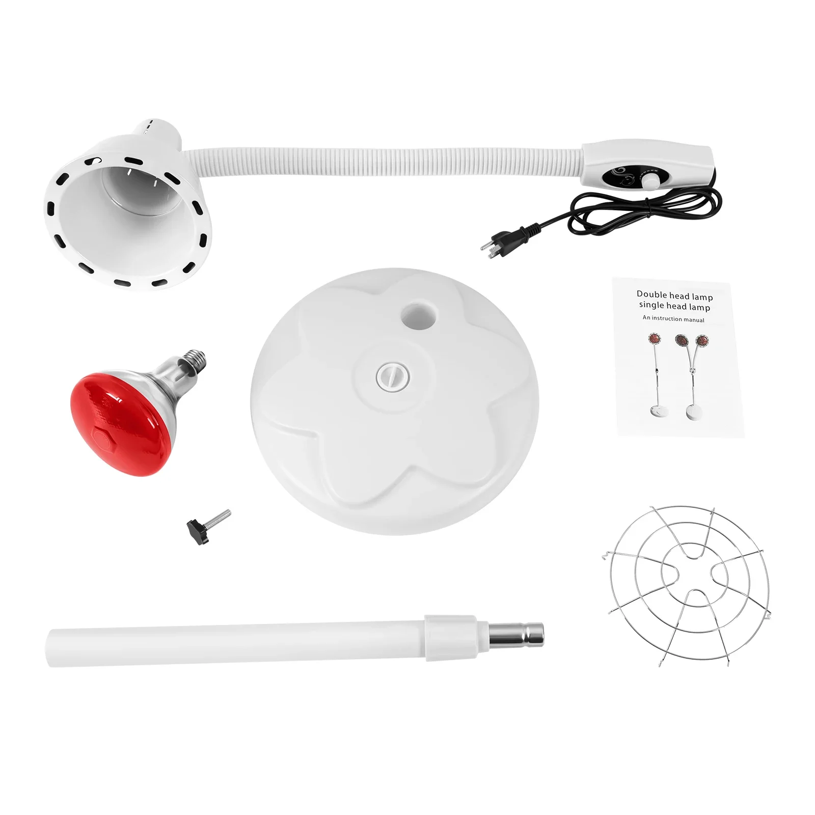 BYMAOCAR 275 Вт ближний инфракрасный тепловой светильник напольная подставка красный набор стоячих ламп инфракрасная светотерапия, терапевтическая лампа для облегчения мышечной боли