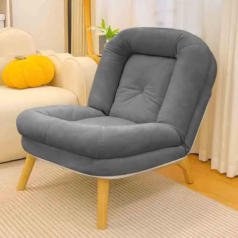 Single Relax Living Room Chairs Ergonomic Nordic Unique Recliner Sitting Room Chairs Armless Minimalist Sillones Home Furnitures