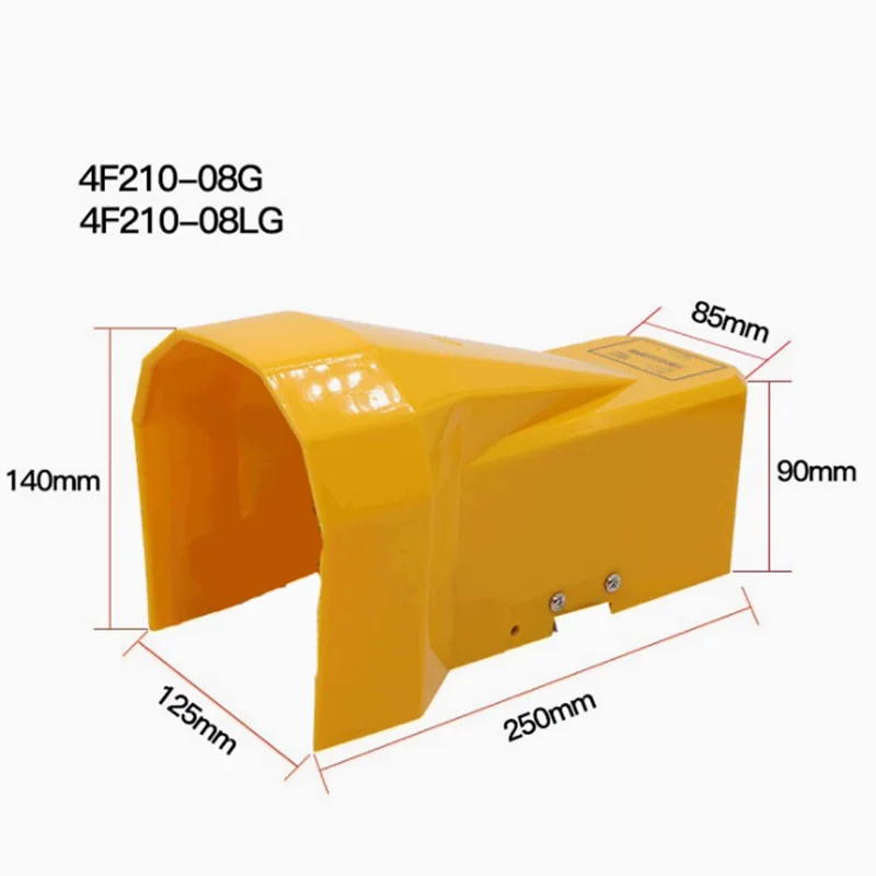 Pneumatic two position five way foot switch 4F210-08 4F210-08G 4F210-08GL with cover self-locking foot pedal foot cylinder contr