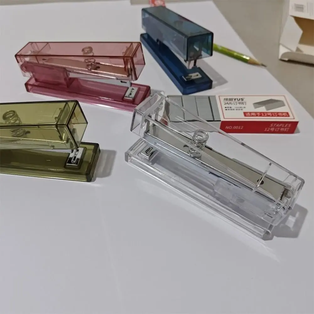 Use 24/6 26/6 Staples Stapler Transparent Effortless Long Stapler Large Size Labor-saving Stapling Machine Office School