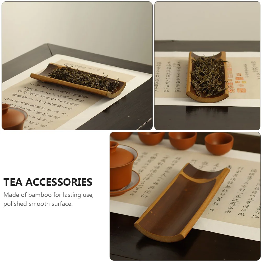 

Bamboo Tea Towel Tray Premium Material Multifunctional Dining Table Countertop Tea Set Storage Housewarming Gift
