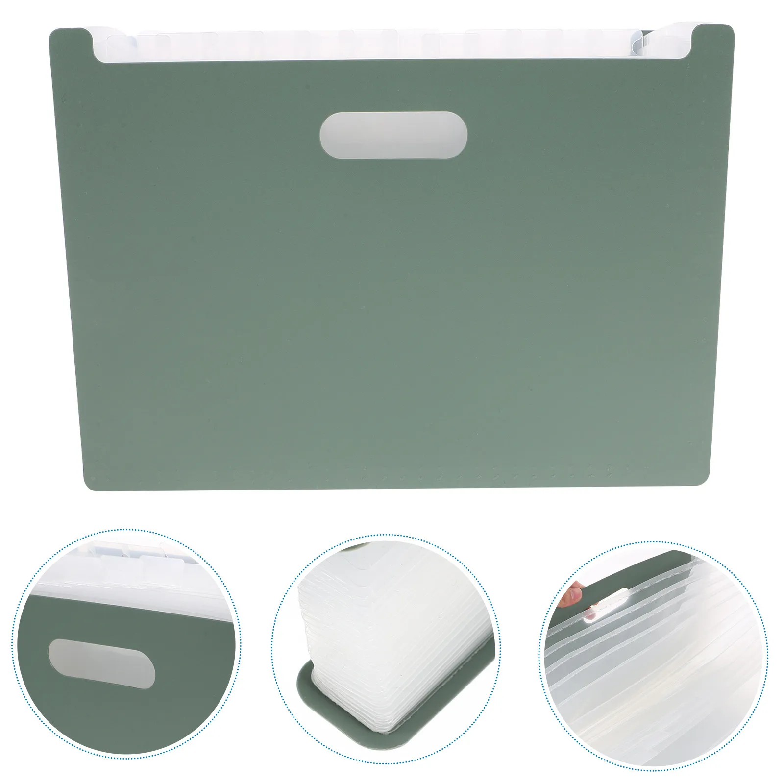 

Large Capacity Accordion File Folder Portable Multi-Layer PP Document Organizer for Office School Home Expanding File Storage