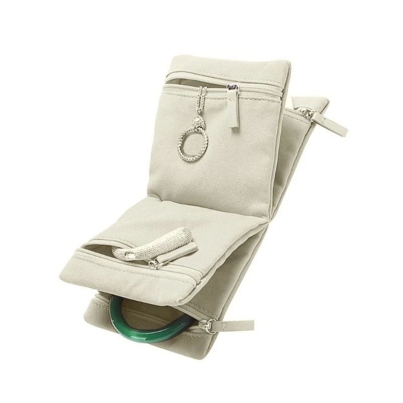  Stylish Travels Jewelry Organizers for Women with Dedicated Spaces for Necklaces Earrings and Bracelets Accessories